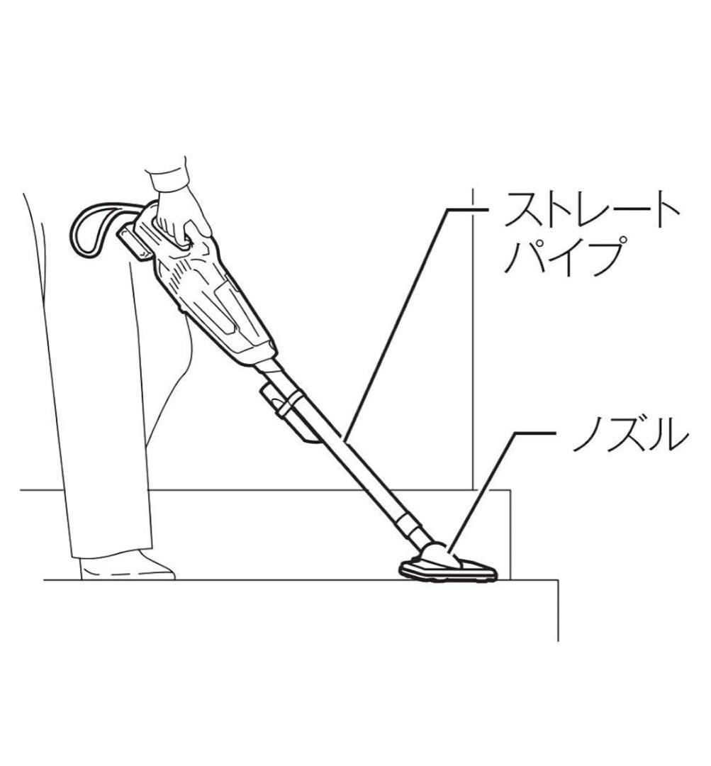 マキタ コードレス掃除機CL107 紙パック式 CL107FDSHW
