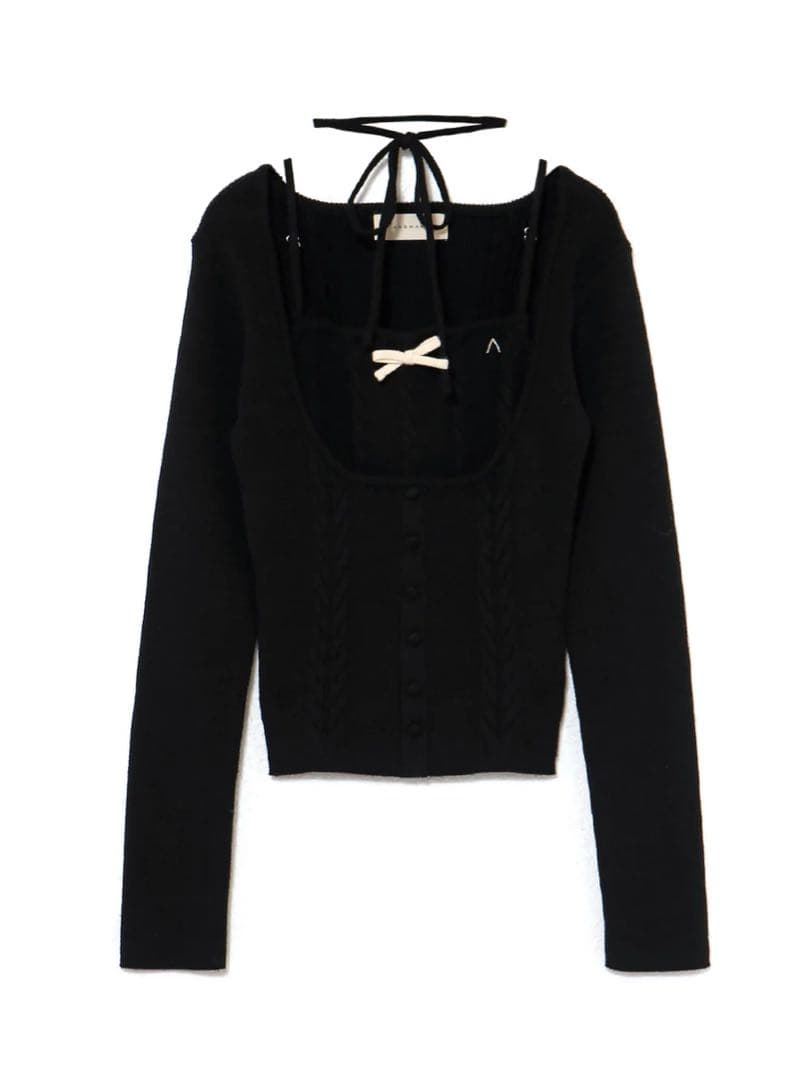 andmary アンドマリー　Sharon ribbon tops