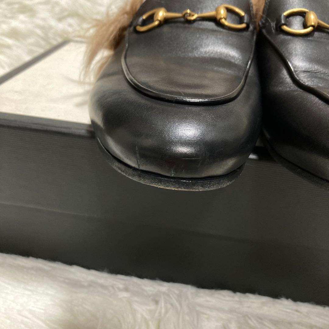 GUCCI グッチ　ホースビット　プリンスタウン　36 1/2 ブラック