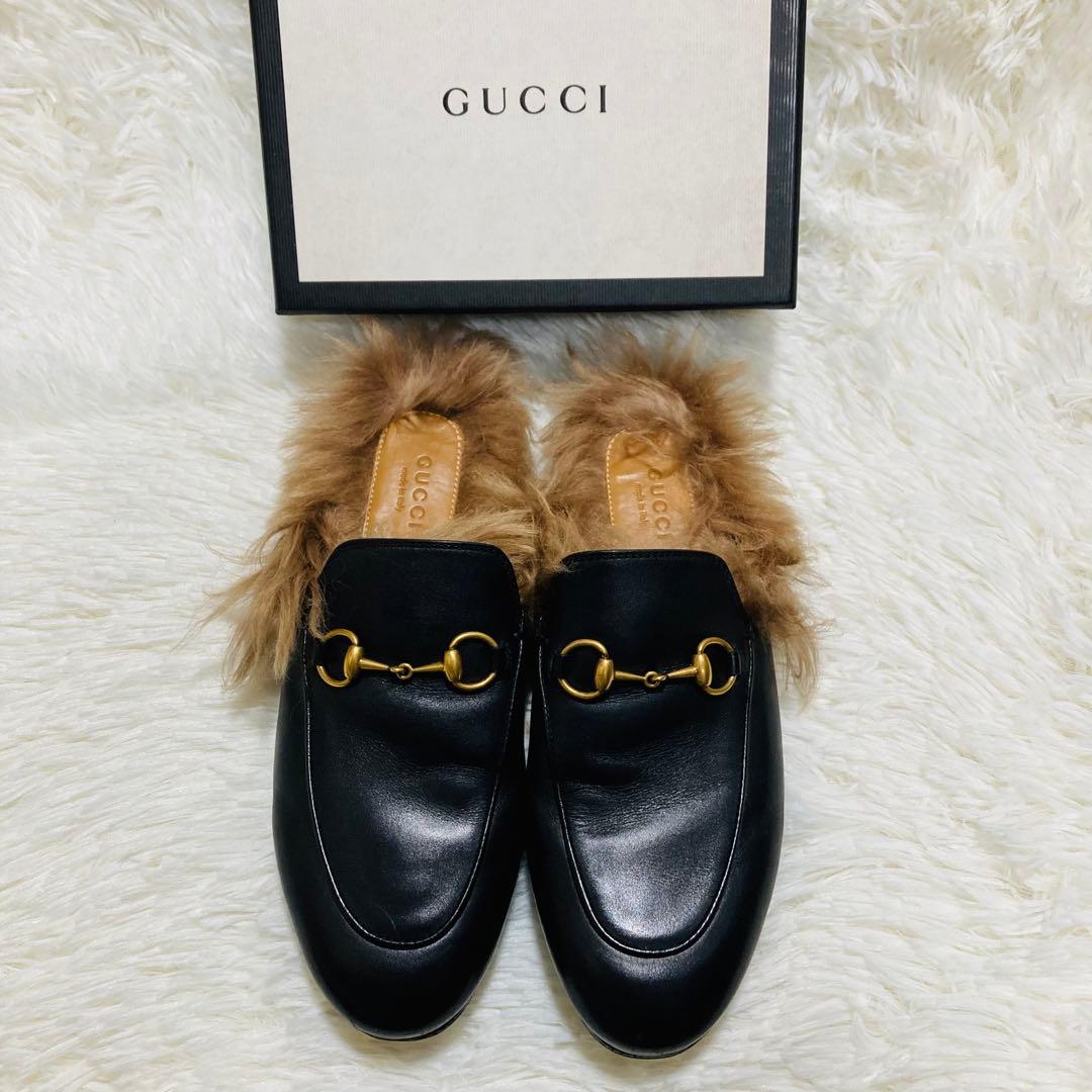 GUCCI グッチ　ホースビット　プリンスタウン　36 1/2 ブラック