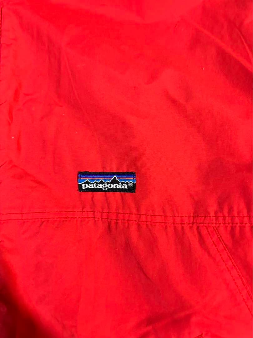 241 USA製 Patagonia フリースライナーグレー×レッド Lサイズ相