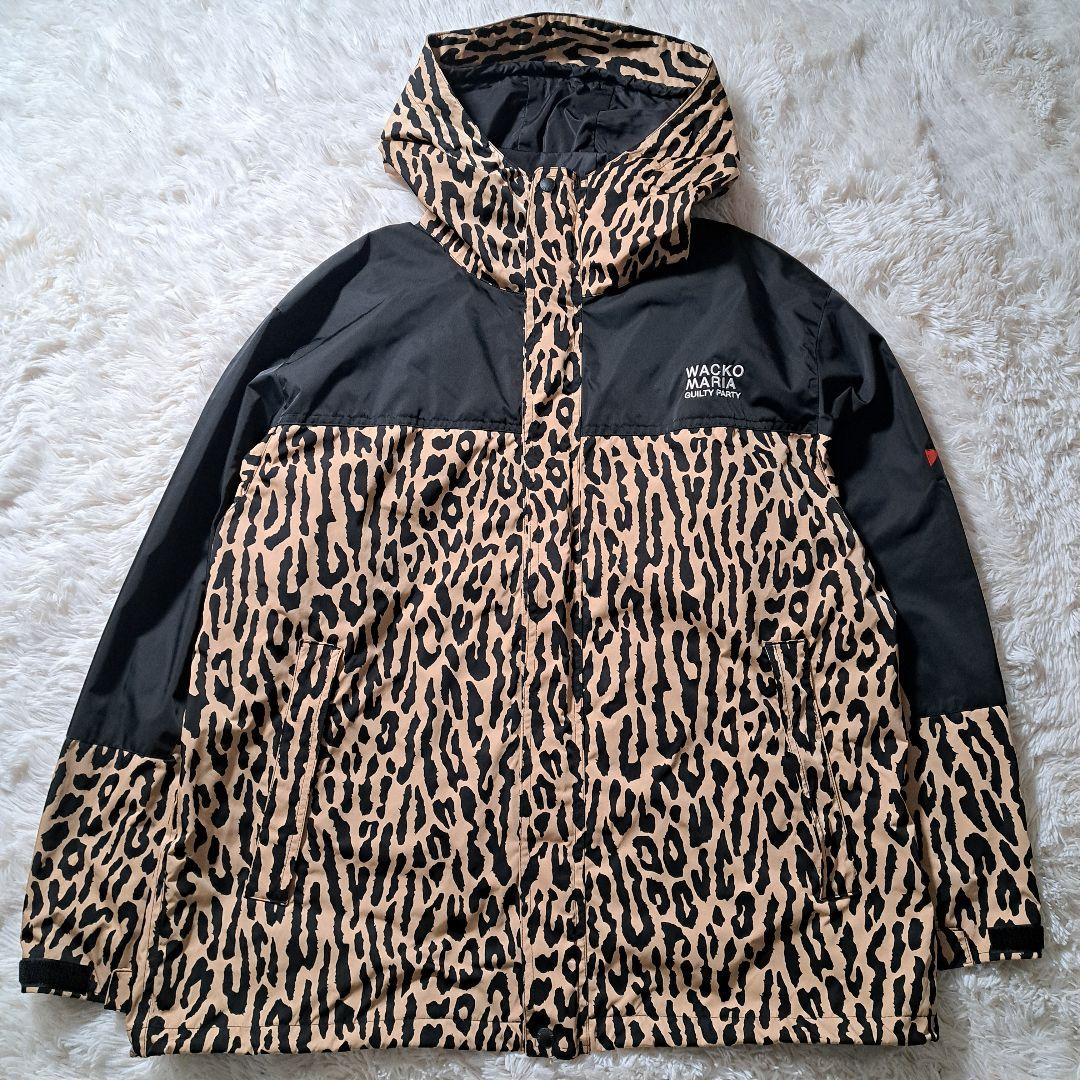 【未使用級】WACKOMARIA NANGA レオパード マウンテンパーカー L