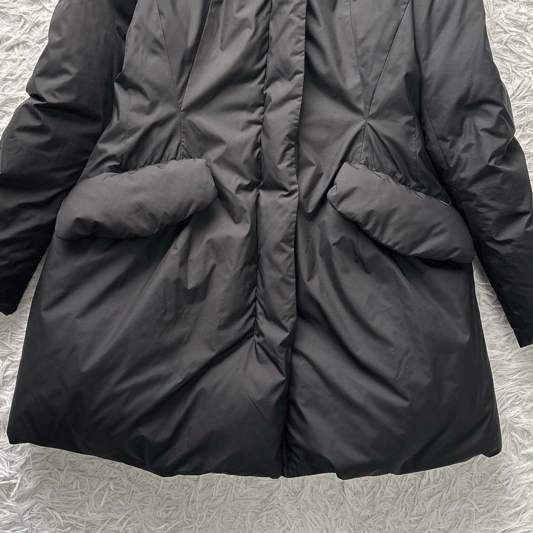 美品✨UNIQLO +J ジルサンダー ロングダウンコート フード ブラック S