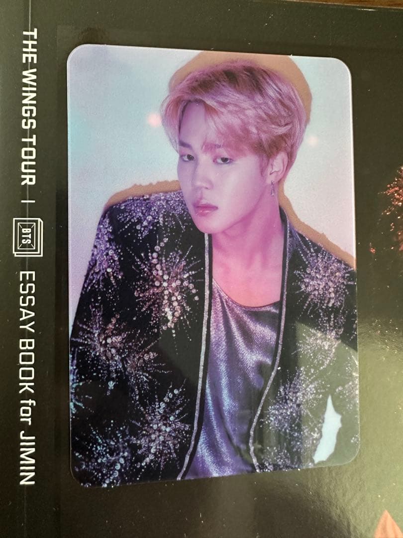 BTS 公式　wings tour final エッセイブック ジミン