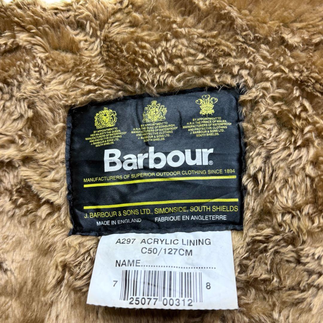 #108 90s〜00s Barbour 英国製　ファーライナー 3クラウン