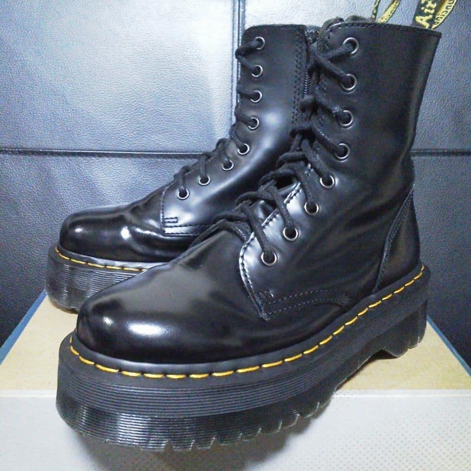 Dr.Martens JADON UK5 黒 厚底 8ホール BEX