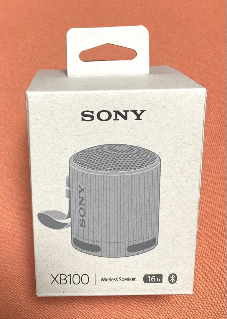 SONY SRS-XB100 ワイヤレススピーカー　ライトグレー