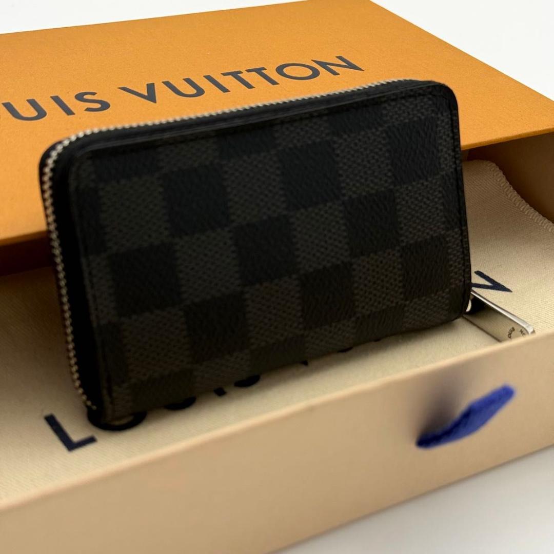【最高級美品】ルイヴィトン ダミエグラフィット ジッピーパース ブラック