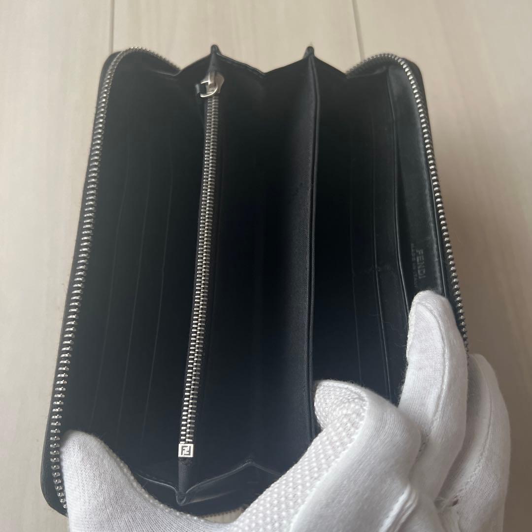 Fendi ジッパー式長財布 モノグラム柄