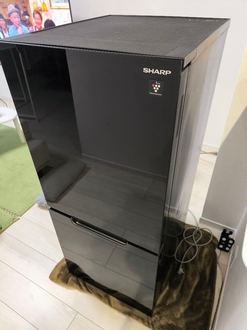 【2022年製】SHARP 冷蔵庫 152L SJ-GD15H-B ブラック