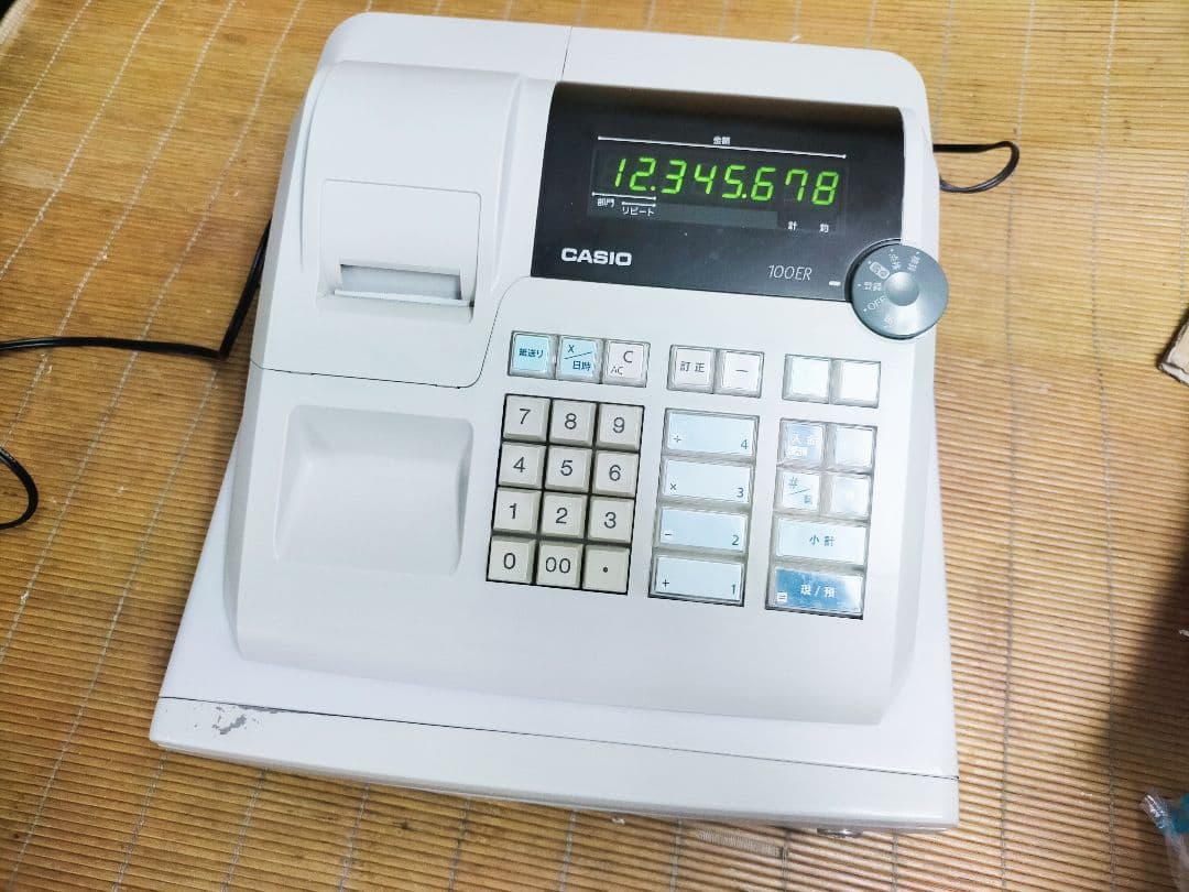 カシオレジスター　100ER　簡単便利特殊　送料込　615000