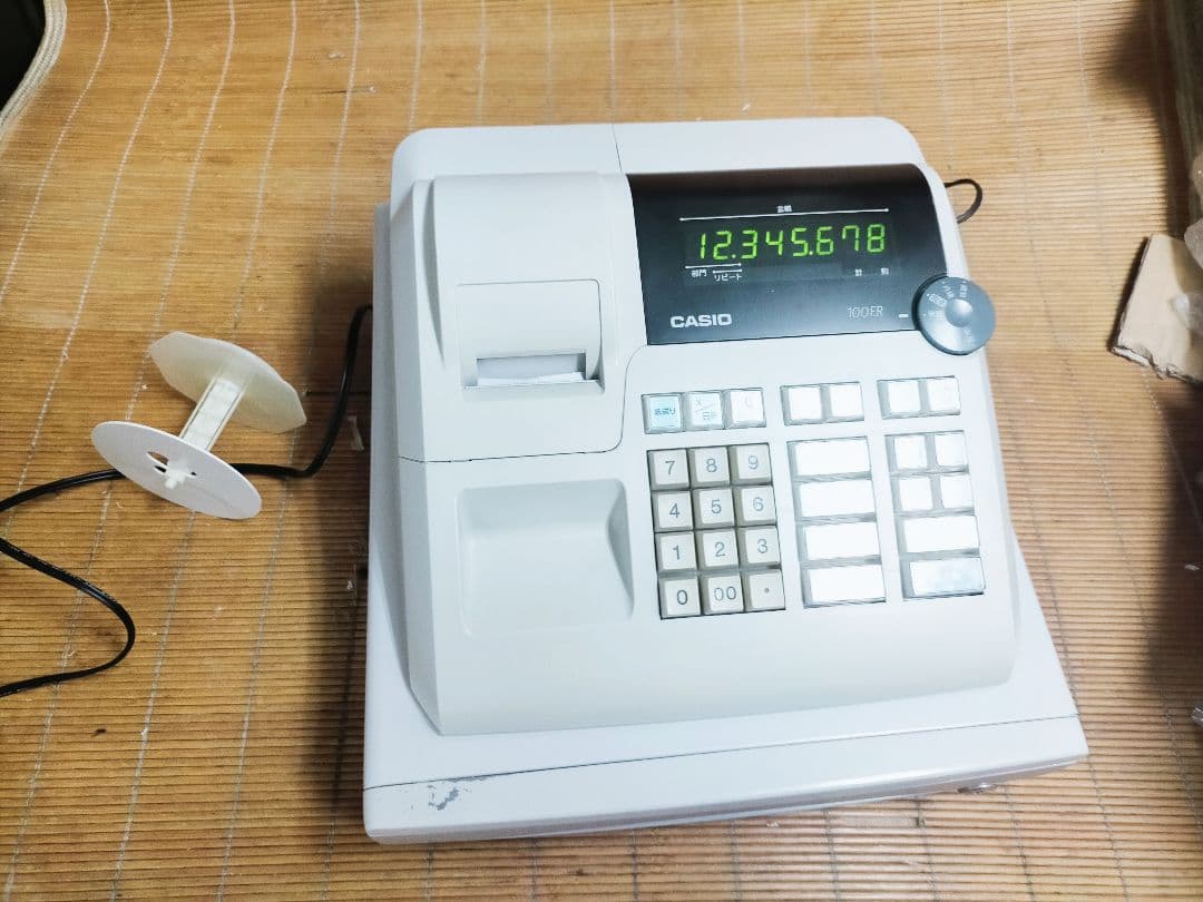 カシオレジスター　100ER　簡単便利特殊　送料込　615000