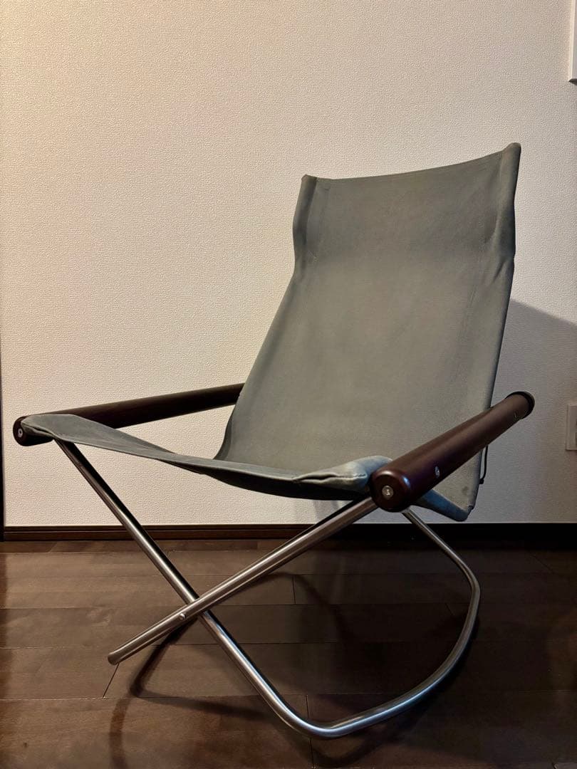 即*ん様 NychairX リクライニングチェア グレー キャンバス