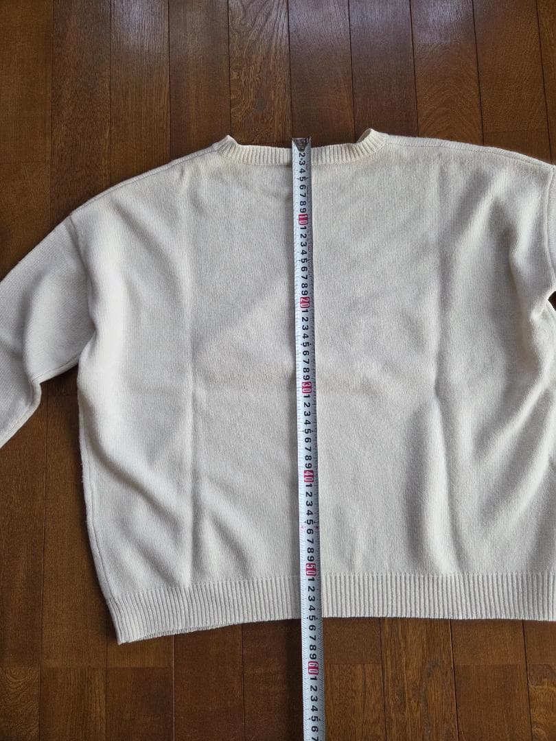 MAXMARA アイボリー ニットセーター M刺繍