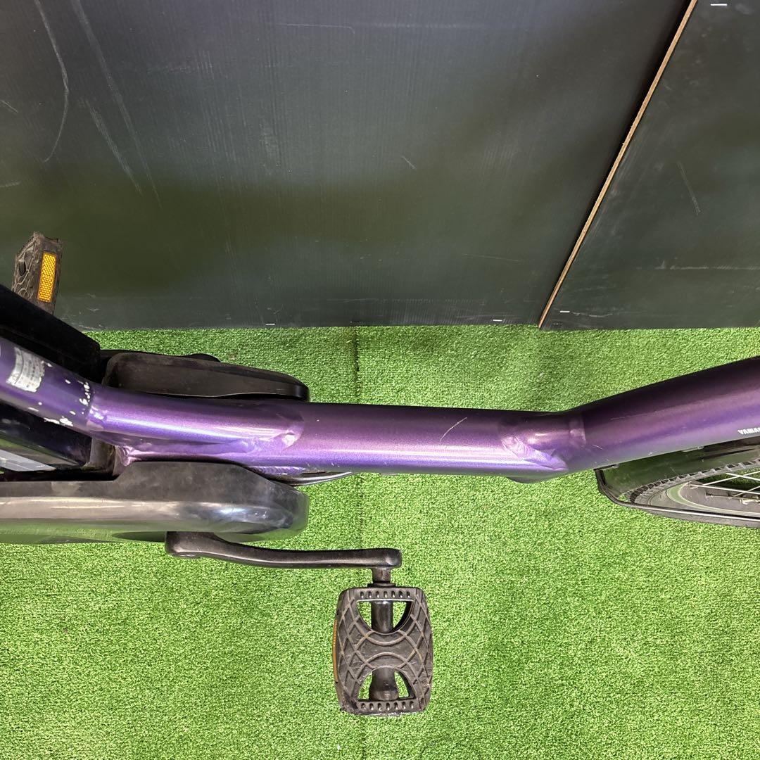 電動自転車 YAMAHA PAS kiss パープル 3人乗り対応　61
