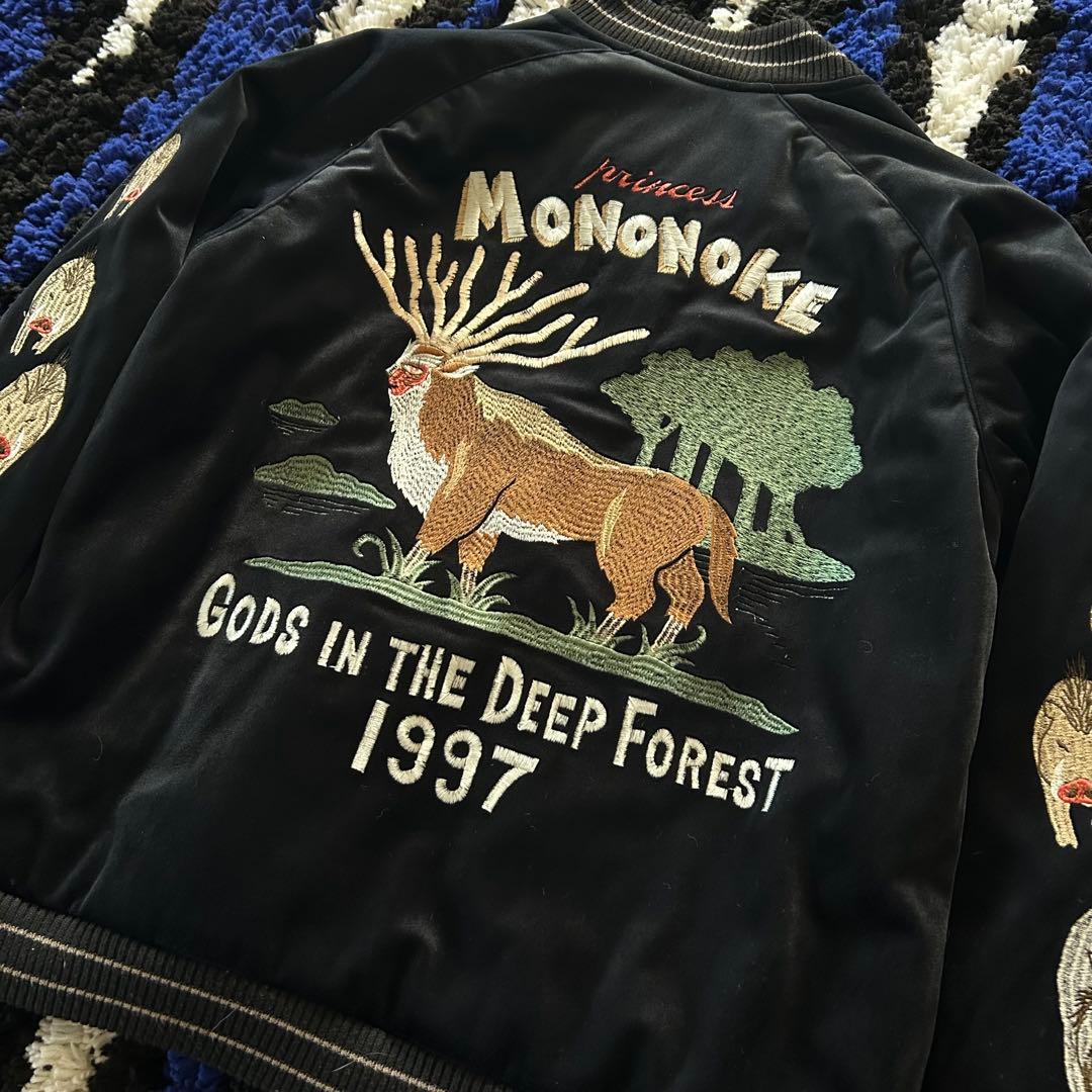 ジブリ公式 もののけ姫 別珍スカジャン Mサイズ