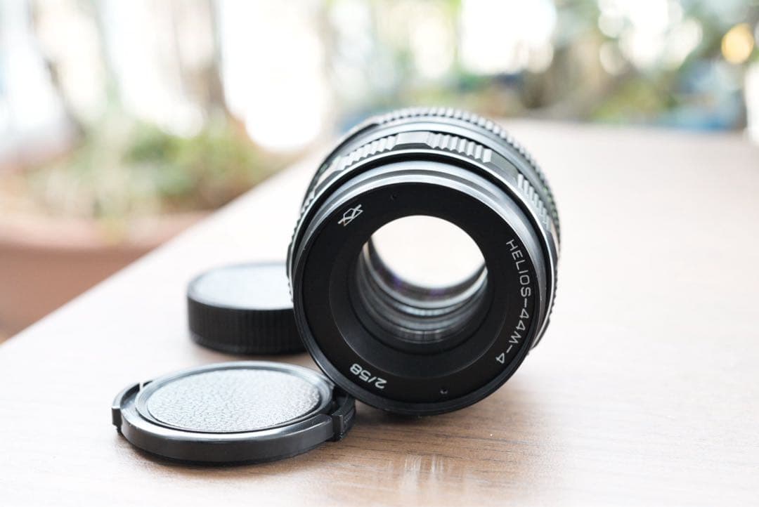 分解清掃済 Helios-44M-4 58mm f2 ぐるぐるボケ 八