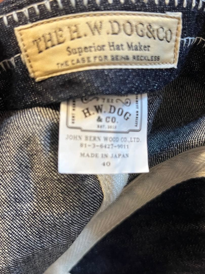 A*X様 THE H.W. DOG & CO. デニム トラックキャップ