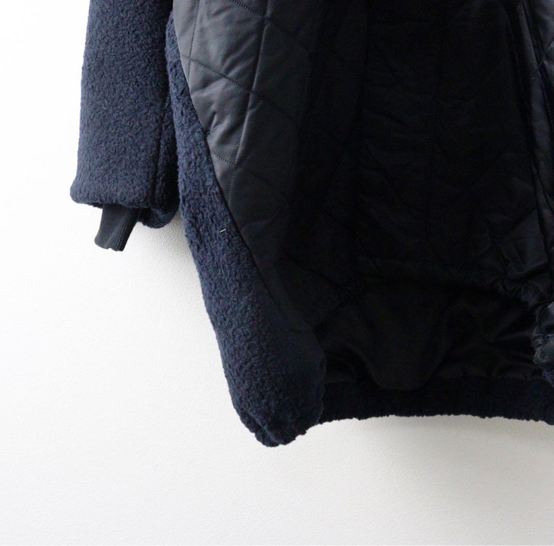 jornal standard luxe ボアキルトコート＊ネイビー