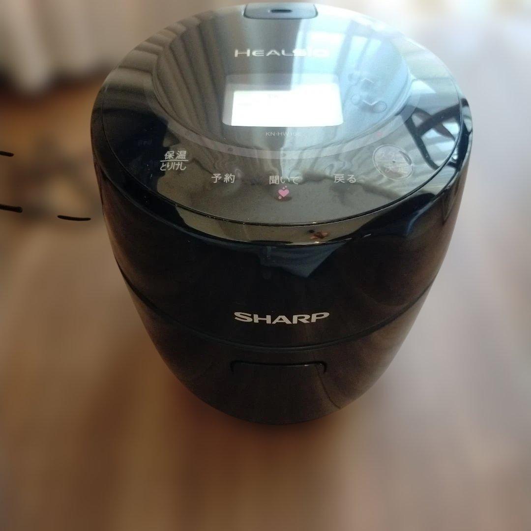 美品！1回のみ使用　SHARP ヘルシオ KN-HW10E 自動調理器 1.0L