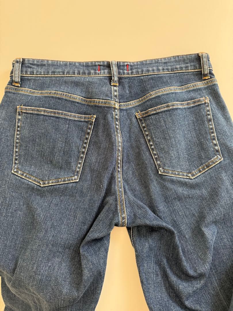 【RED CARD TOKYO×23区】デニム フレアパンツ　ミッドブルー　40