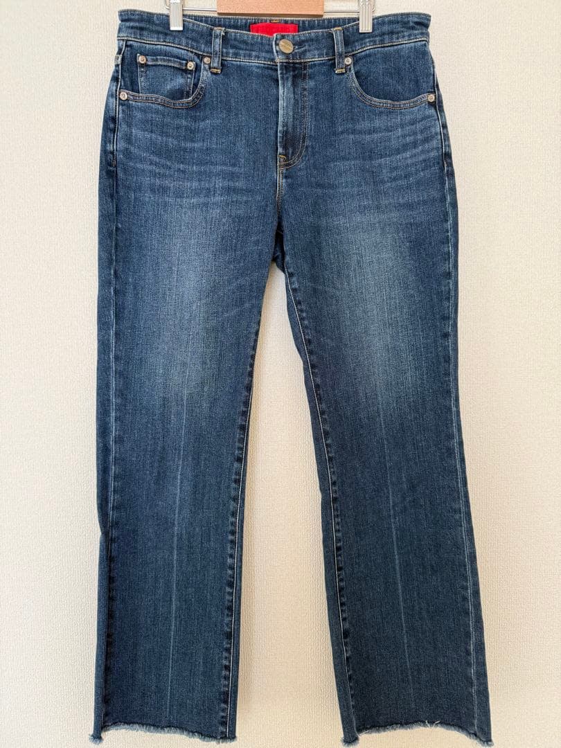 【RED CARD TOKYO×23区】デニム フレアパンツ　ミッドブルー　40