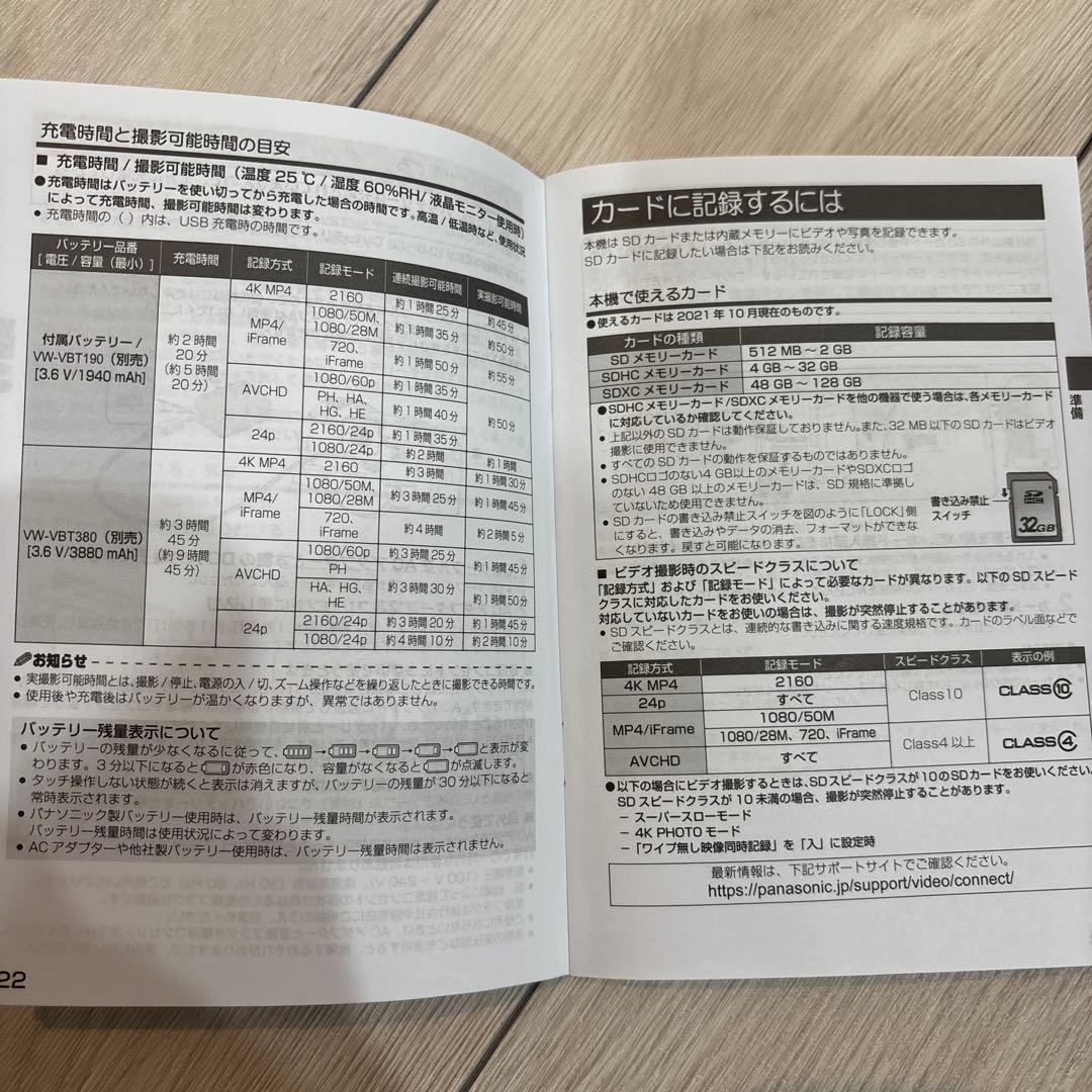 HC-VX992MS パナソニック　Panasonic ビデオカメラ　4Ｋ