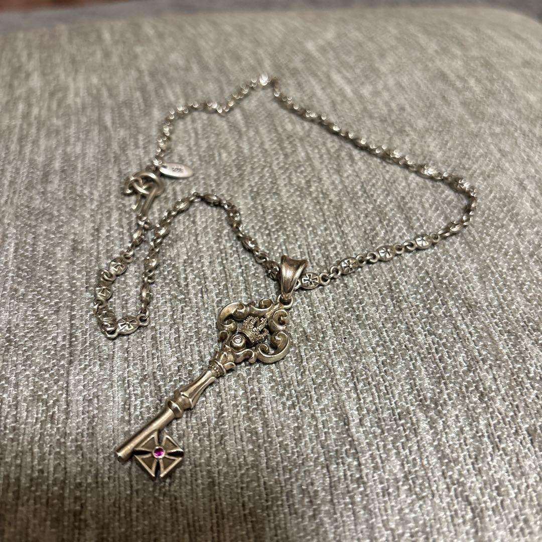 JUSTIN DAVIS 鍵モチーフ ネックレス40cm