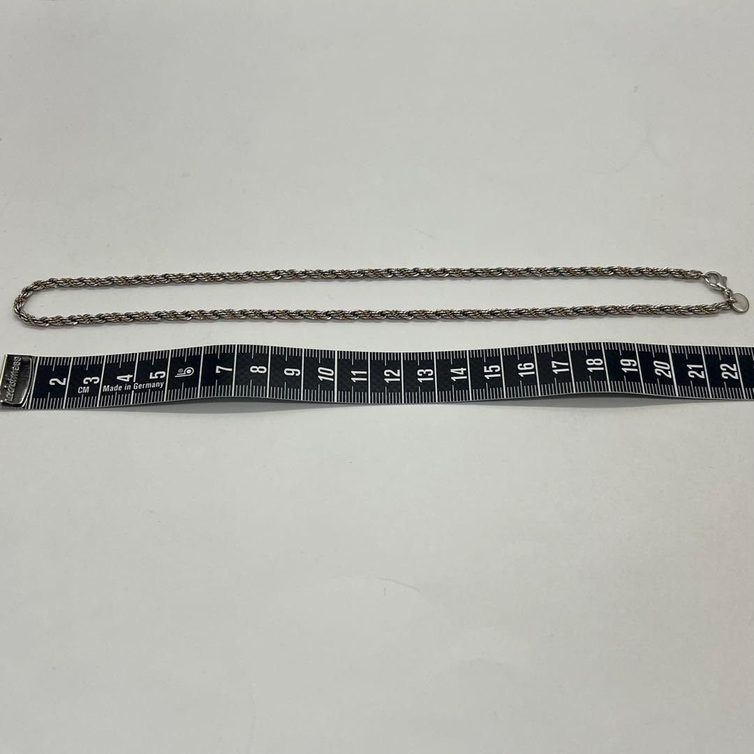 ティファニー TIFFANY ツイストロープ チェーン ネックレス コンビ