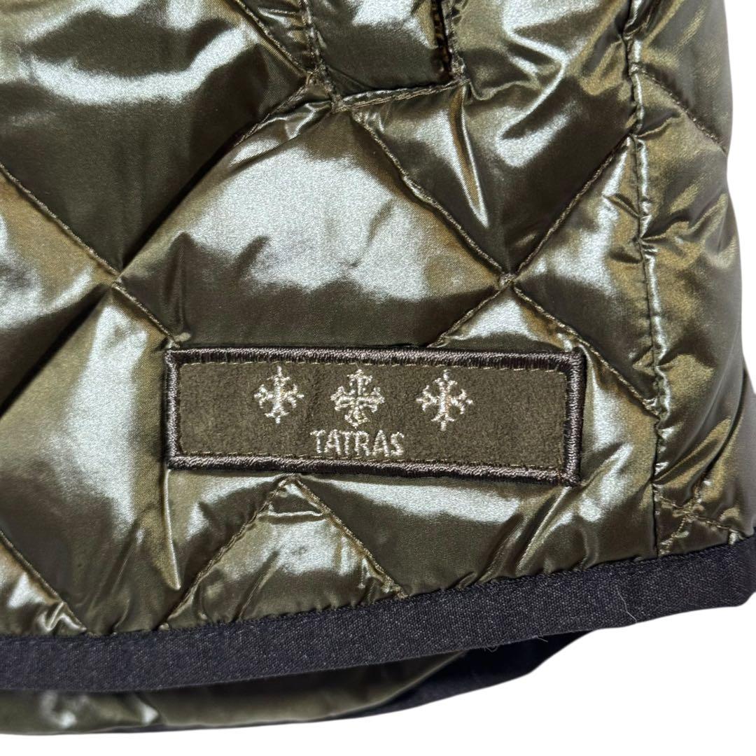 極美品✨ TATRAS インナーダウンベスト モスグリーン 02 キルティング