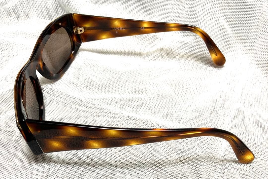 CHANEL シャネルココマーク 鼈甲柄サングラス