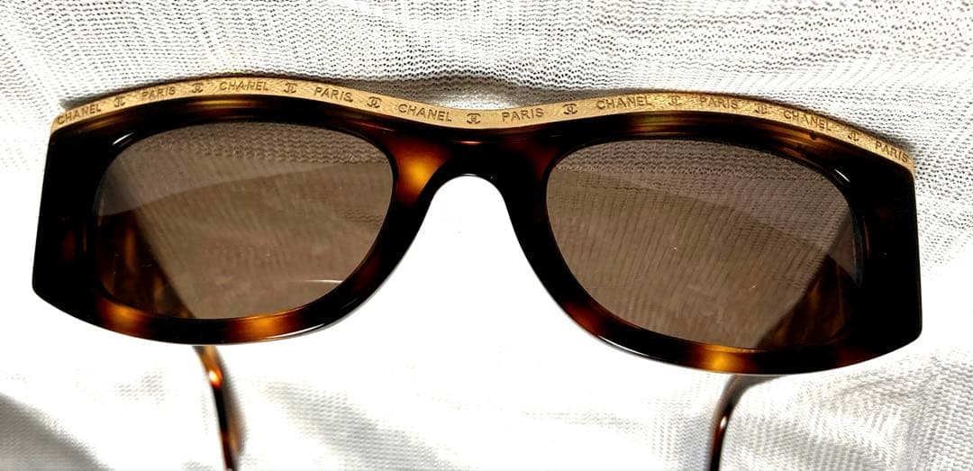 CHANEL シャネルココマーク 鼈甲柄サングラス