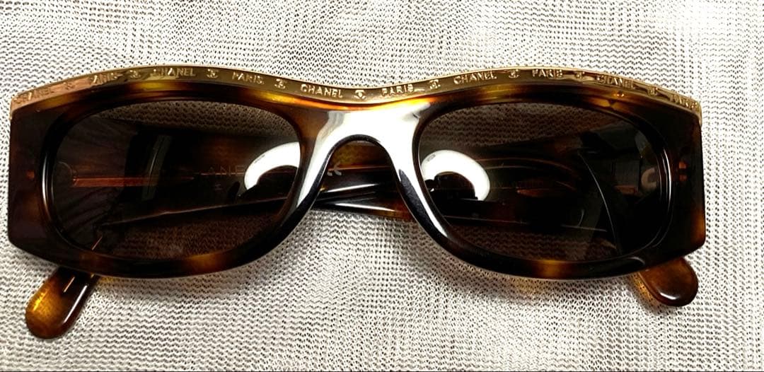 CHANEL シャネルココマーク 鼈甲柄サングラス