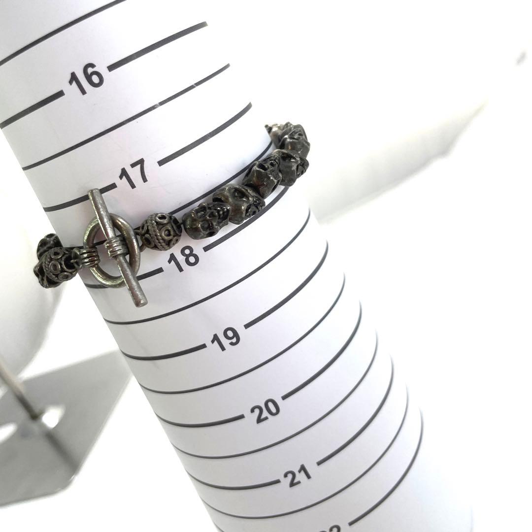 NECROMANCE ネクロマンス hide スカルブレスレット