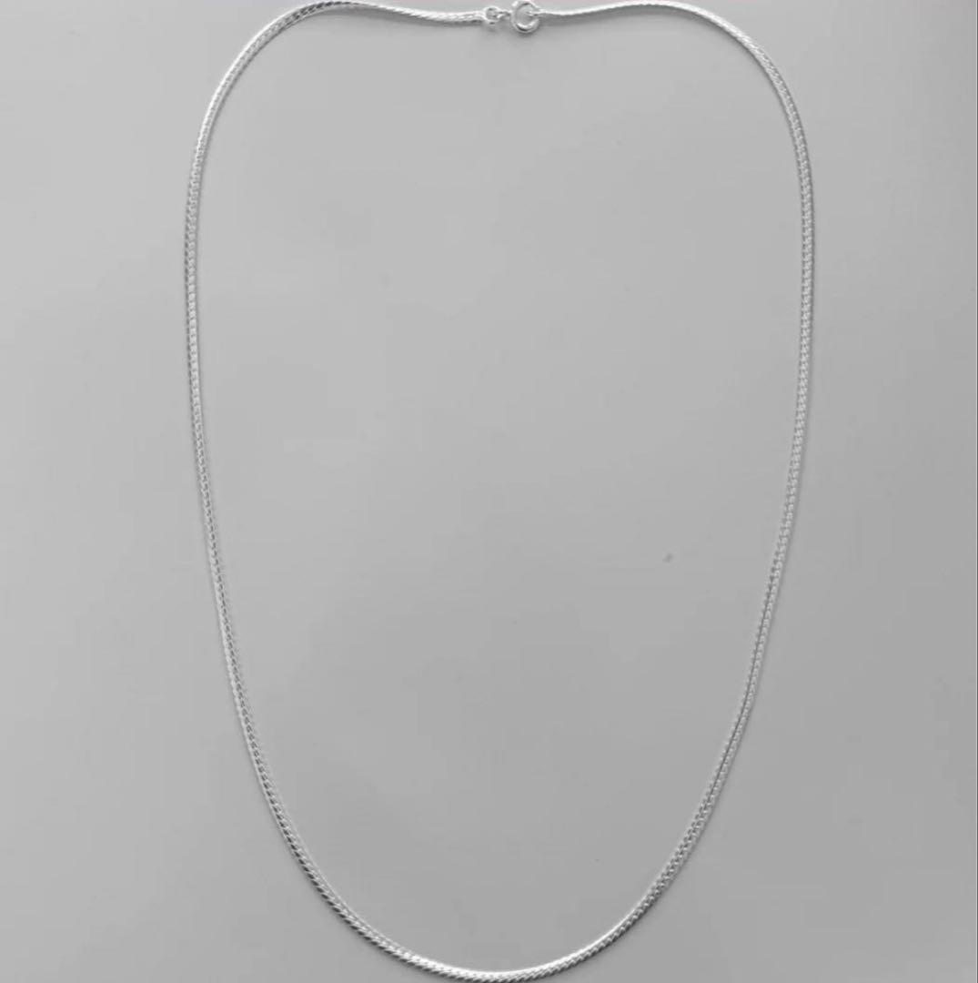 【新品未開封】ディファレントネックレス　シルバー　　53cm ジョージ