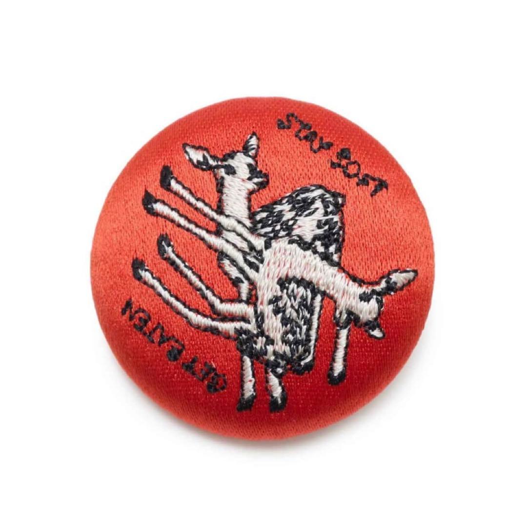 専用 UNDERCOVER 刺繍 バッジ UC1F4X06-2 イエロー