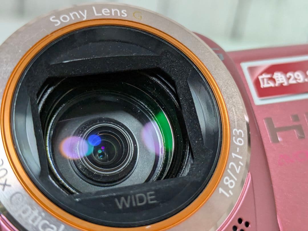 【大人気】SONY　HDR-CX270V　ピンクカラー