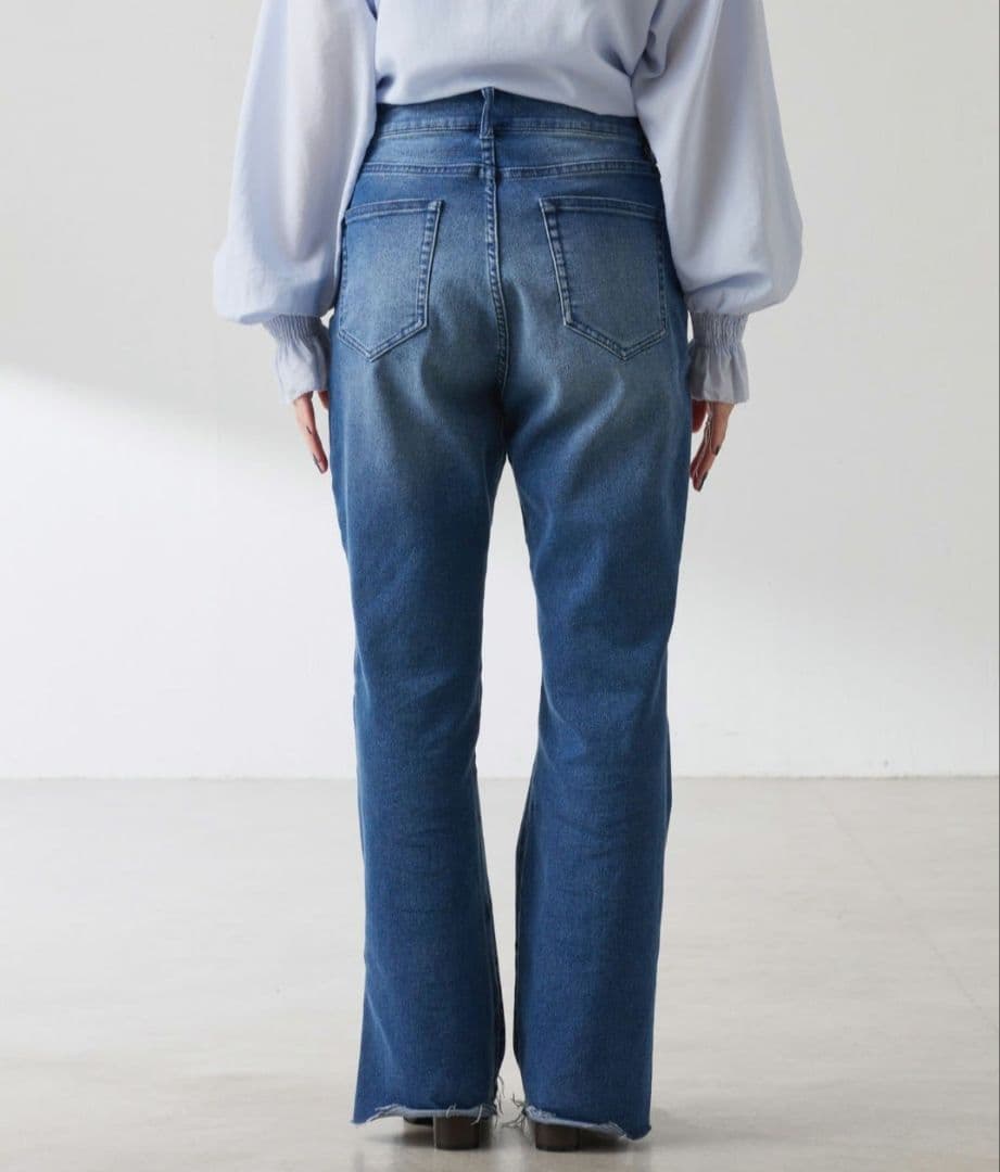 コラージュガリャルダガランテQ.anosセルフカットデニム ブルーsize 0