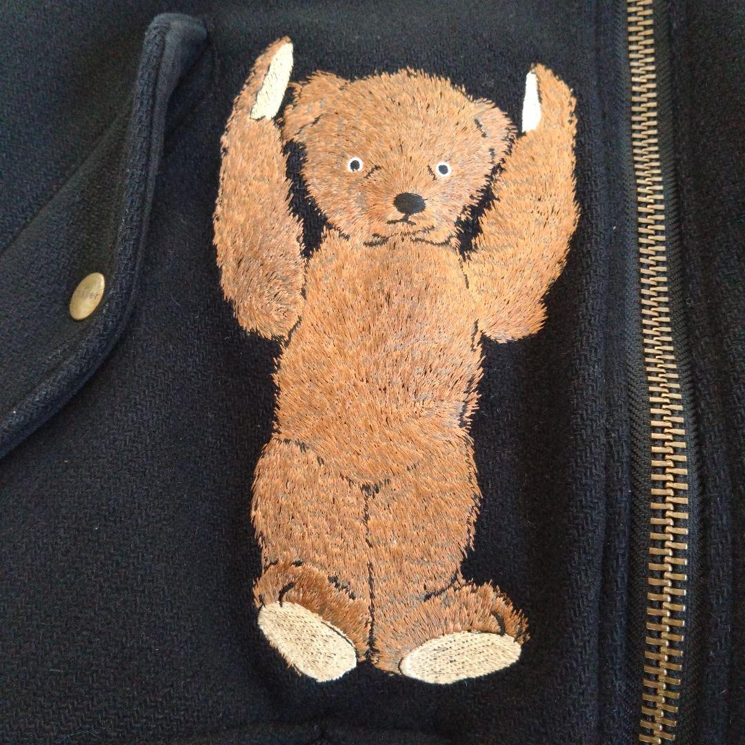 POWDERスタジャンレザーヴィンテージサンタクロース熊ピンクハウスクリスマス