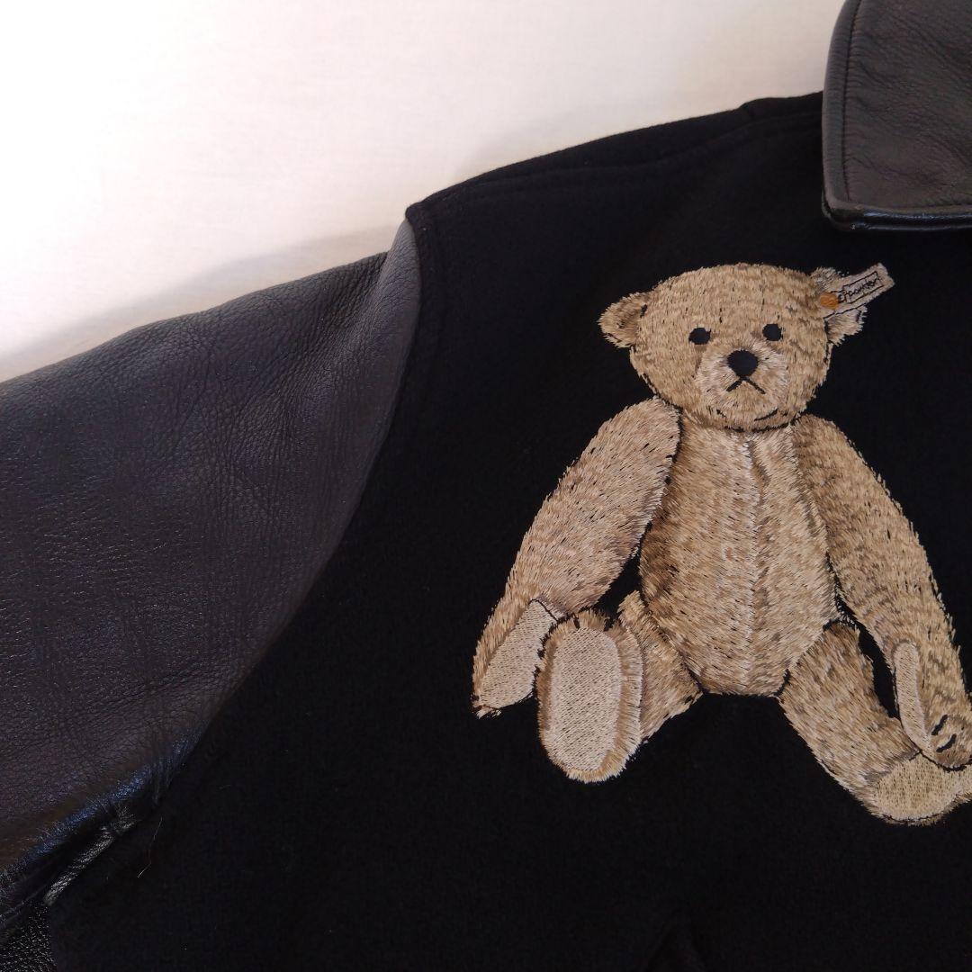 POWDERスタジャンレザーヴィンテージサンタクロース熊ピンクハウスクリスマス