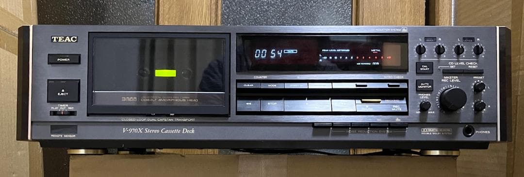 【定価109,780円・美品・動作品】TEAC V-970X　カセットデッキ