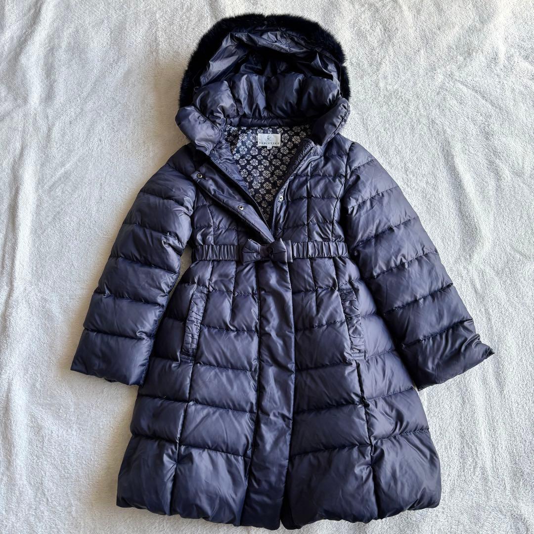 ✨️美品✨️ 組曲 クミキョク 2WAY ファー ダウンコート ネイビー L