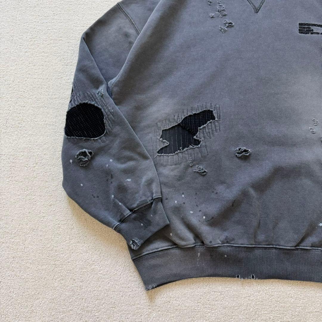 新品 ネイバーフッド SAVAGE スウェット 黒 neighborhood