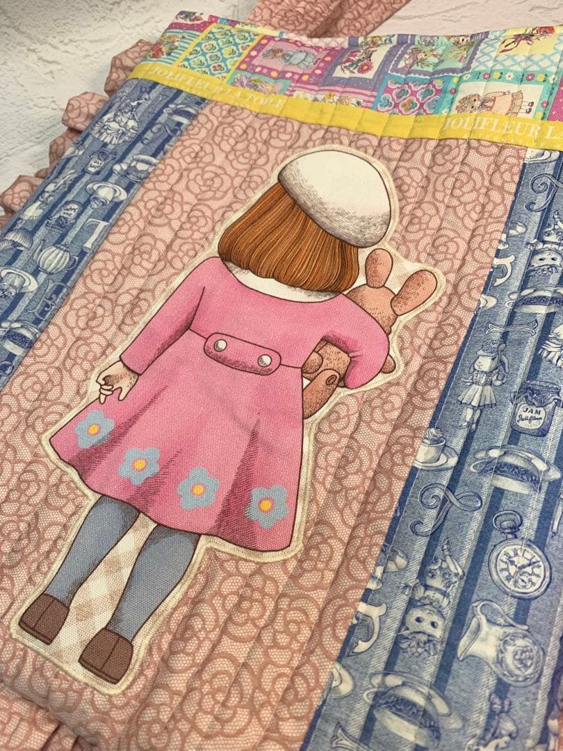 フリルバッグ ポーチ 2点セット ビッグコラコラ ジョリーフルール 女の子ピンク