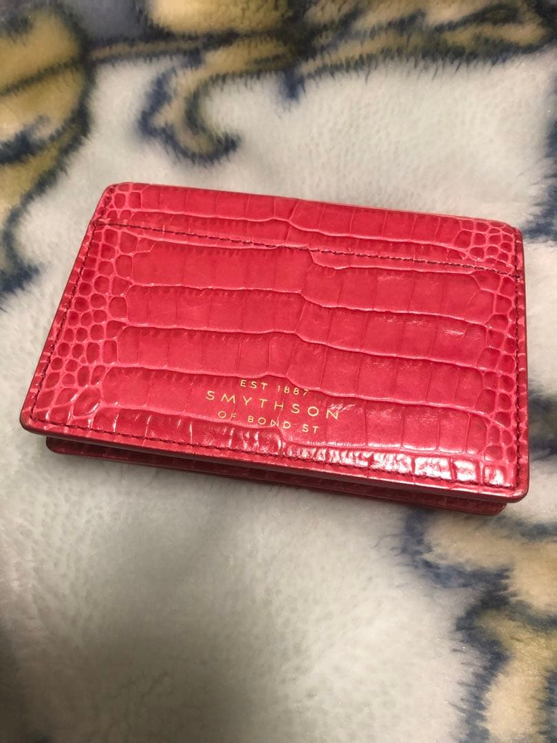 SMYTHSON ピンク 名刺入れ