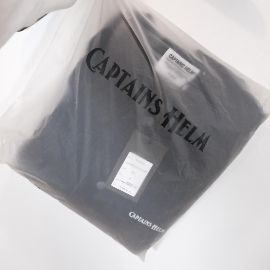 キャプテンズヘルム ロゴベロア コーチジャケット NAVY XL