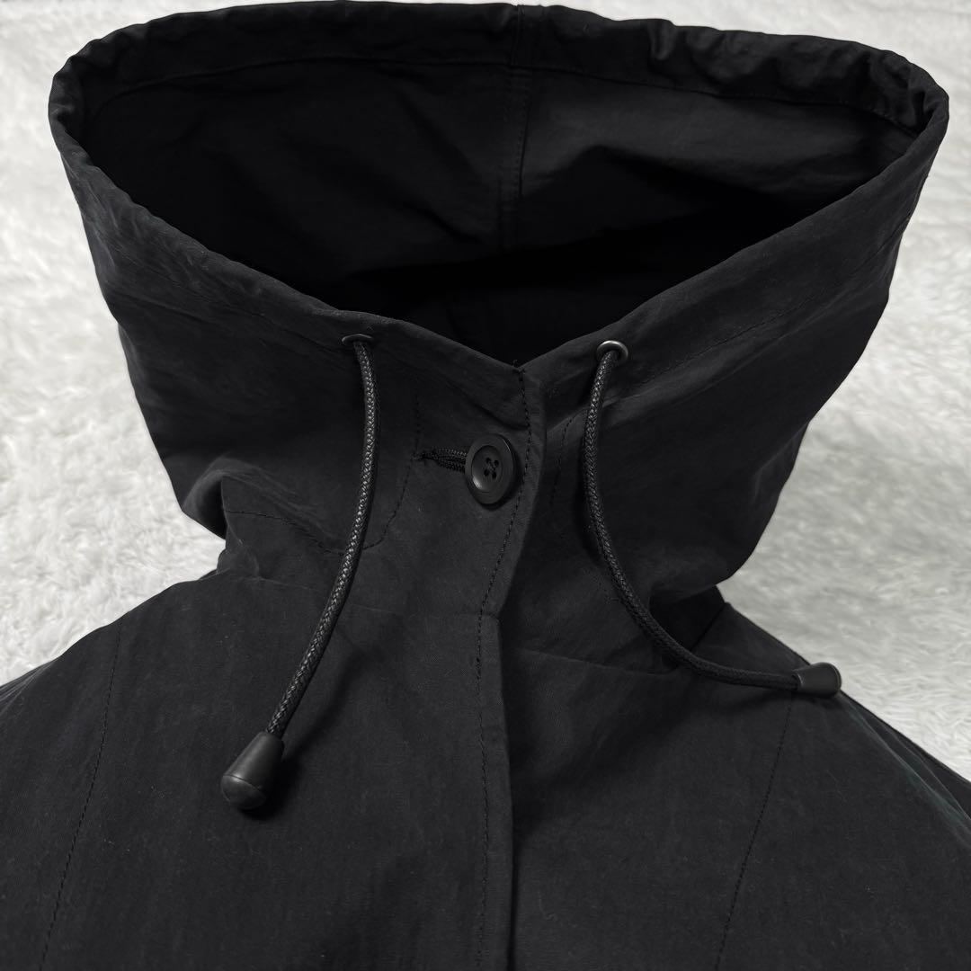 【新品タグ付き】マーガレットハウエル　長袖中綿ライナー付きモッズコート2黒