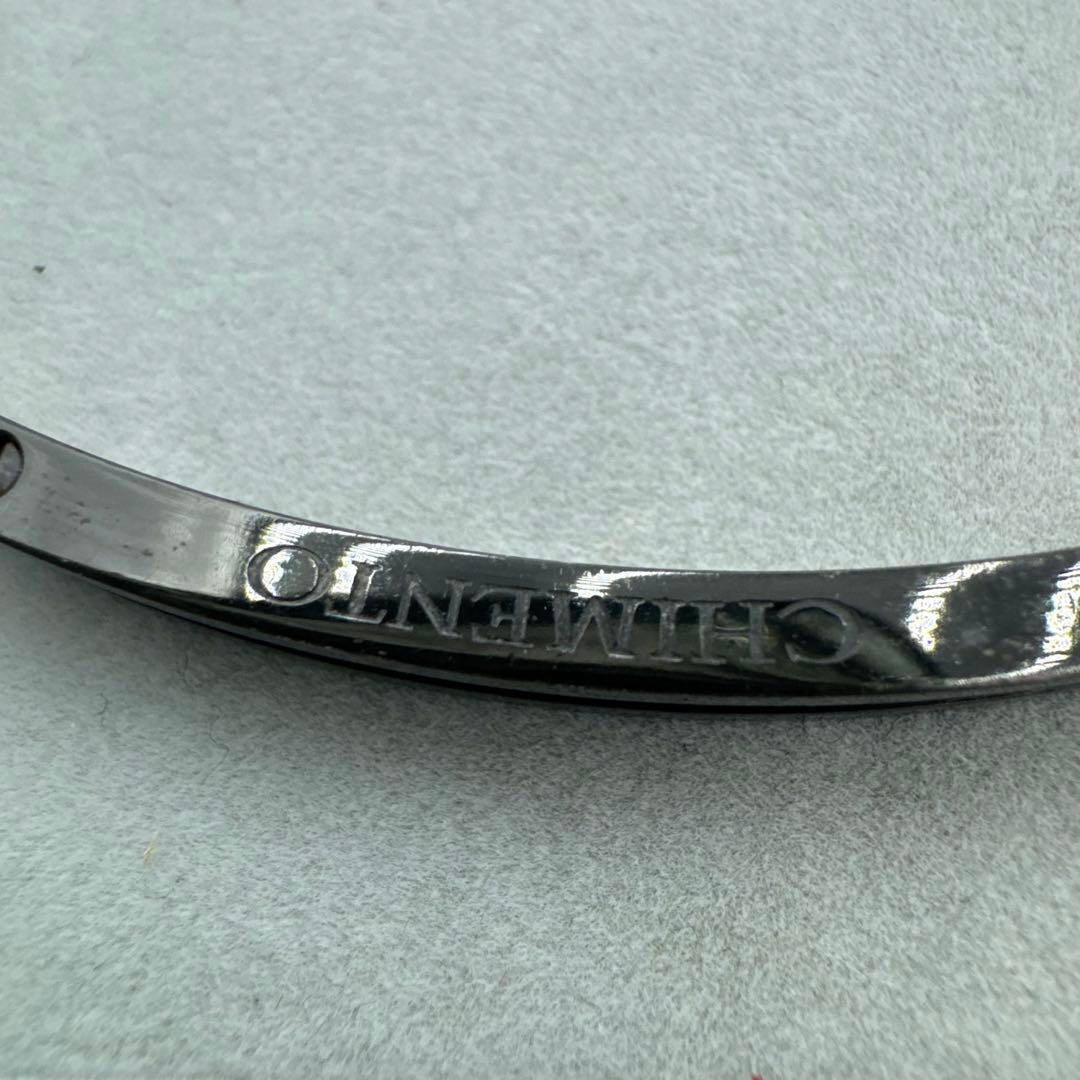 CHIMENTO ブレスレット　バングル　ブラック　ゴールド　ブロンズカラー