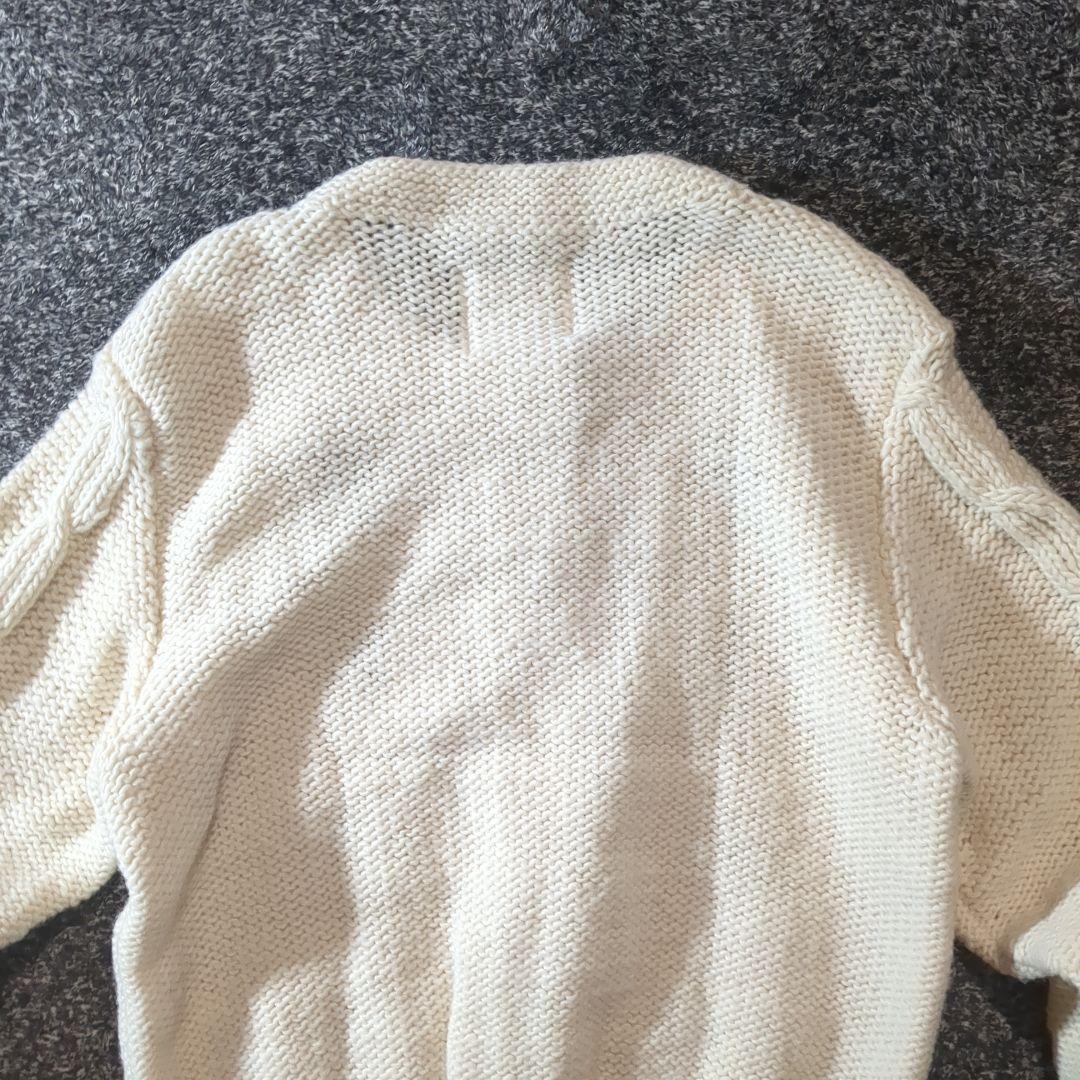 【LOQUI】SLOBE別注 フラワー刺繍ニットカーディガン　アイボリー