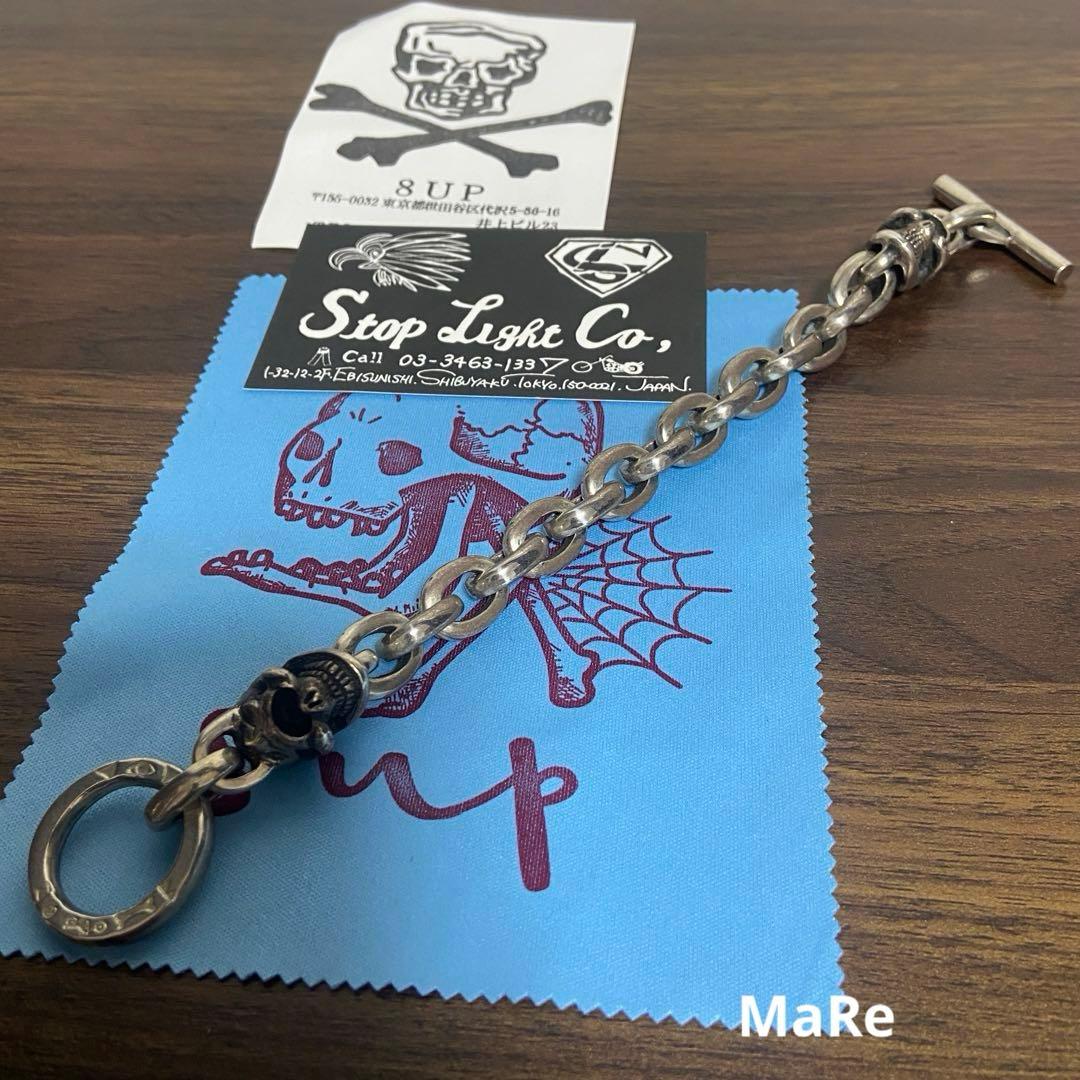 新品■STOPLIGHT ストップライト 2 Skull Bracelet